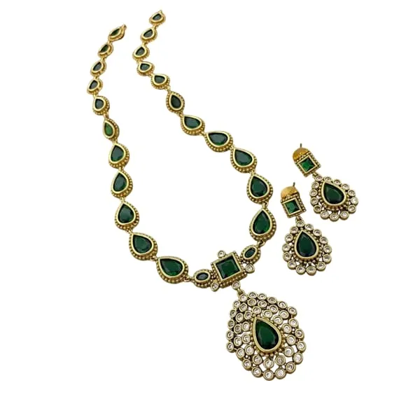 Trending Jyothika mam inspired long haram – green